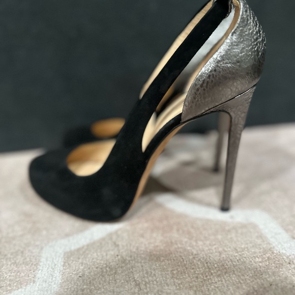 Alejandro Ingelmo Black and Silver Heels - Picture 1 of 5